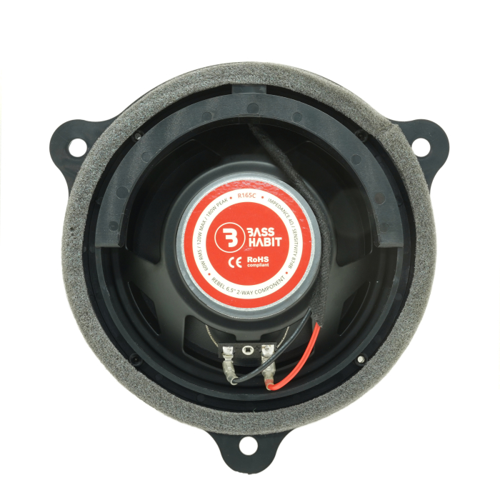 Set difuzoare auto componente usi fata Renault Kadjar 2015-2018 Bass Habit R165C 16.5cm 60W cu inele si mufa adaptoare [3]