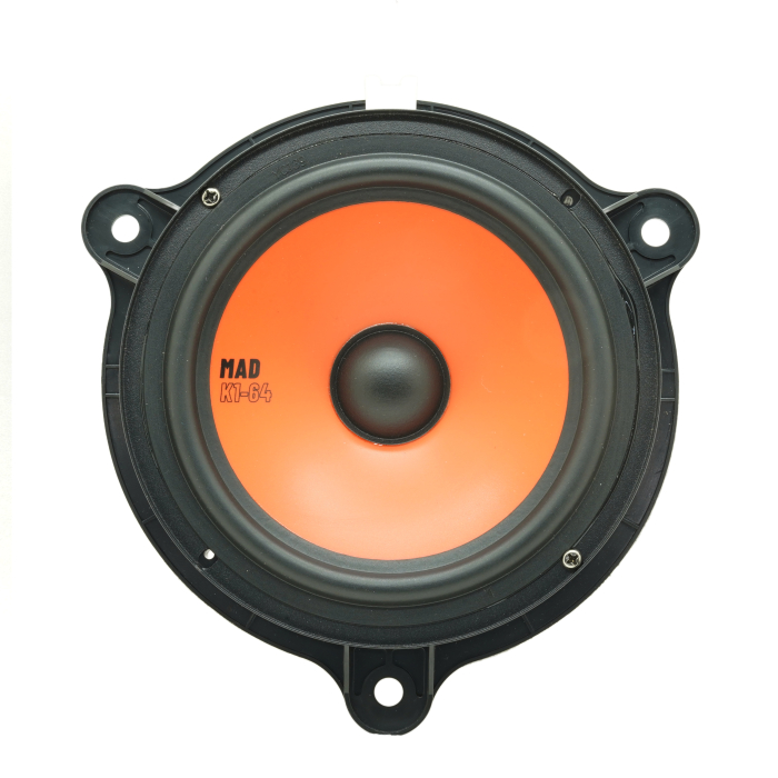 Set difuzoare auto componente usi fata Renault Clio IV 2012-2020 GAS MAD K1-64 16.5cm 80W cu inele si mufa adaptoare [2]