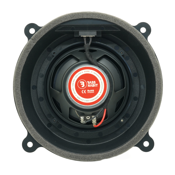 Set difuzoare auto componente usi fata Mazda 3 2014 - 2019 Bass Habit R165C 16.5cm 60W cu inele si mufa adaptoare [3]