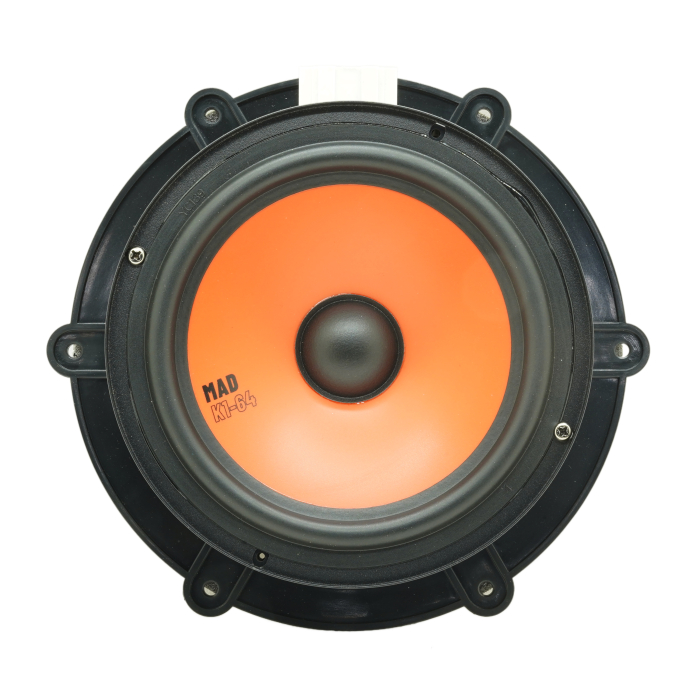 Set difuzoare auto componente usi fata VW Passat B8 2014-2023 GAS MAD K1-64 16.5cm 80W cu inele si mufa adaptoare [2]