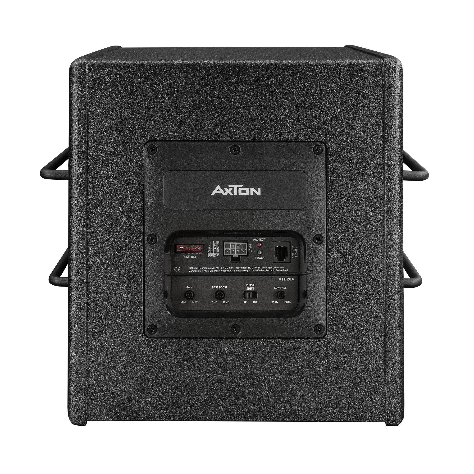 Subwoofer auto activ Axton ATB20A 20 cm 100W cu incinta [3]