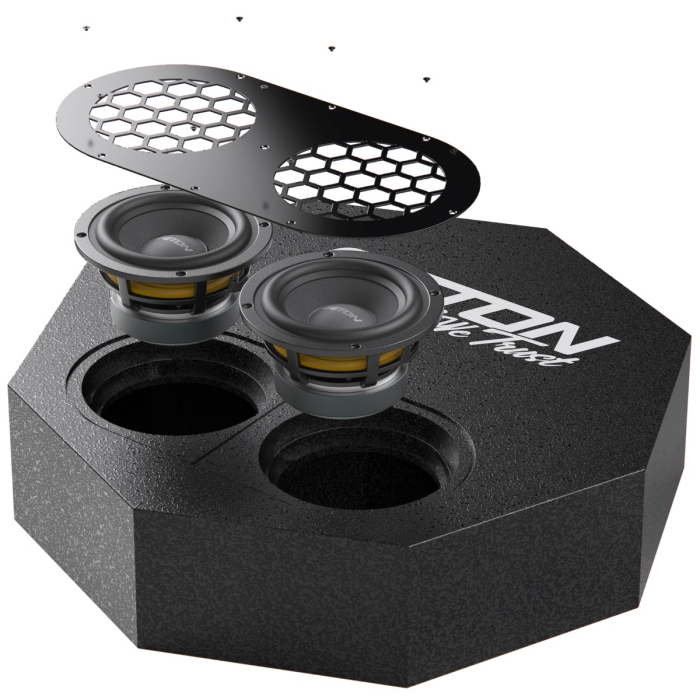 Subwoofer auto activ pentru roata de rezerva ETON RES 5 FLAT 2x13 cm 300W [2]