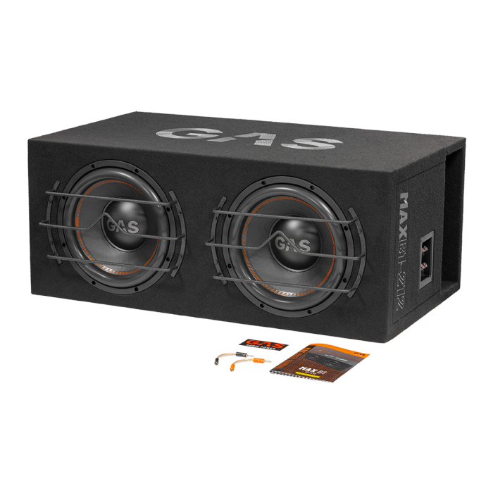 Subwoofer auto GAS MAX B1-212 2x12 inch 1700W RMS [6]