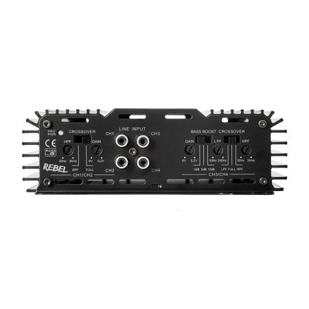 Amplificator auto Bass Habit Rebel RA800W 4 canale 4x100W [3]
