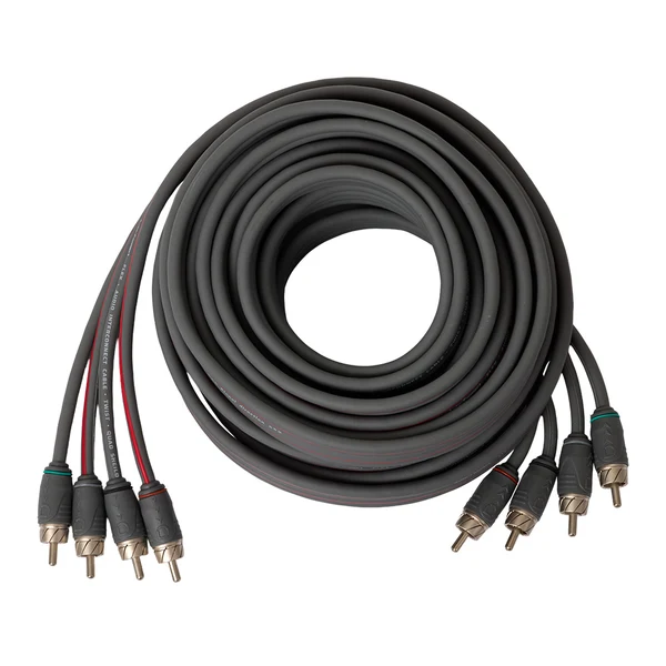 Cablaje semnal - Cablu RCA Auto-Connect L2RCA554TB 4 canale 5.5 m OFC Quad Shield