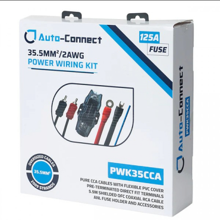 Kit de cablare amplificator Auto-Connect PWK35CCA Pure CCA 35.5 mm² 2 AWG [1]