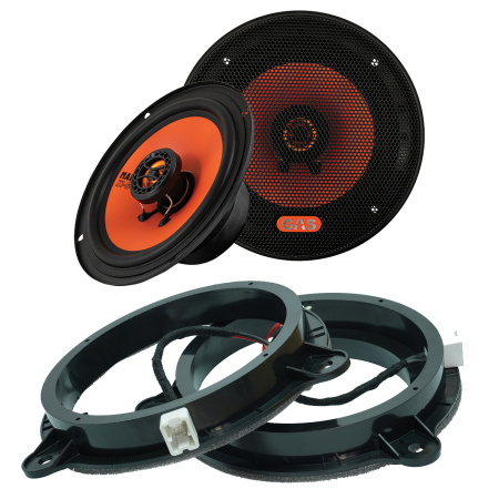Difuzoare auto - Pachet difuzoare auto coaxiale Dacia GAS MAD X1-64 16.5 cm 70W cu inele adaptor