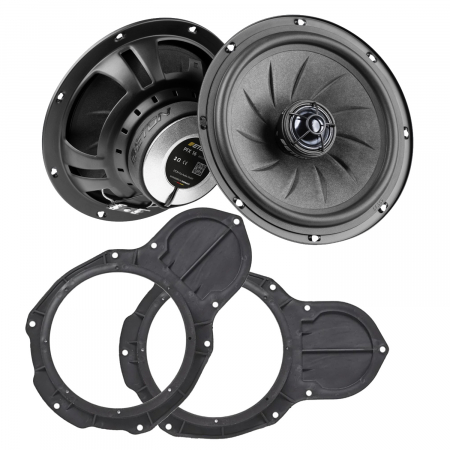 Pachete dedicate - Pachet difuzoare auto coaxiale VW Passat Eton PFX 16 16.5 cm 70W cu inele adaptor