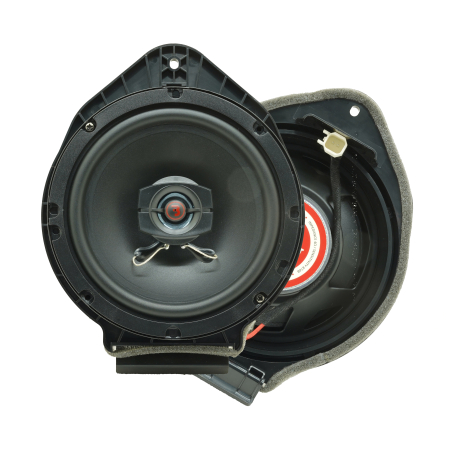 Difuzoare auto - Set difuzoare auto coaxiale usi spate Opel Astra J Bass Habit R165 16.5cm 60W cu inele si mufa adaptoare