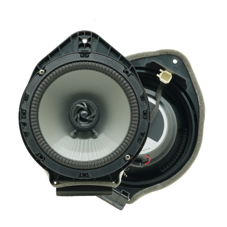 Pachete dedicate Opel - Set difuzoare auto coaxiale usi spate Opel Astra K Axton AE165 16.5cm 100W cu inele si mufa adaptoare