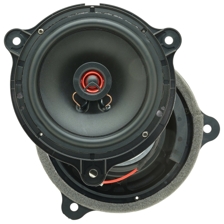 Difuzoare auto - Set difuzoare auto coaxiale usi spate Renault Clio IV 2012-2020 Bass Habit P165 16.5cm 60W cu inele si mufa adaptoare