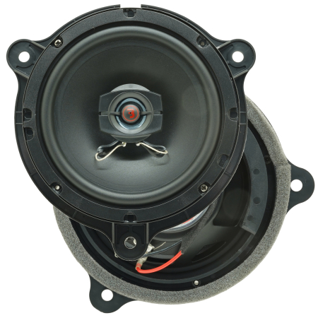 Difuzoare auto - Set difuzoare auto coaxiale usi spate Dacia Sandero 2013-2020 Bass Habit R165 16.5cm 60W cu inele si mufa adaptoare