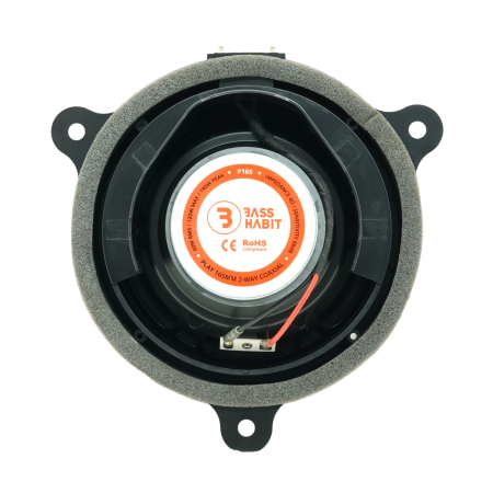 Set difuzoare auto coaxiale usi spate Mazda 3 2014 - 2019 Bass Habit P165 16.5cm 60W cu inele si mufa adaptoare [2]