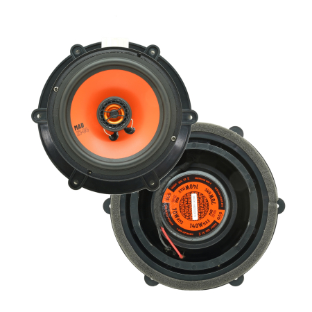 Pachete dedicate VW - Set difuzoare auto coaxiale usi spate VW Passat B8 2014-2023 GAS MAD X1-64 16.5cm 70W cu inele si mufa adaptoare