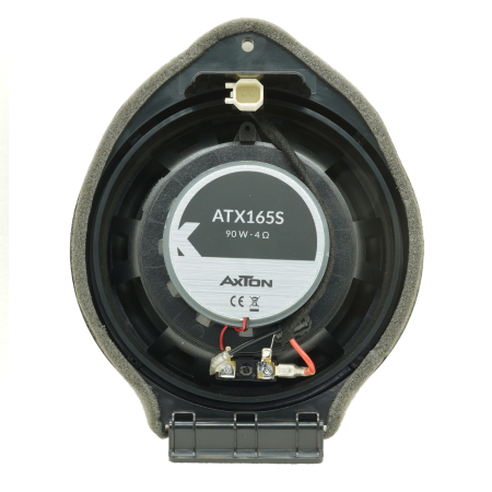 Set difuzoare auto coaxiale usi fata Opel Astra J Axton ATX165S 16.5cm 90W cu inele si mufa adaptoare [2]