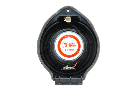 Set difuzoare auto componente usi fata Opel Astra J Bass Habit P165C 16.5cm 60W cu inele si mufa adaptoare [2]