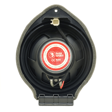 Set difuzoare auto componente usi fata Opel Crossland X Bass Habit R165C 16.5cm 60W cu inele si mufa adaptoare [2]