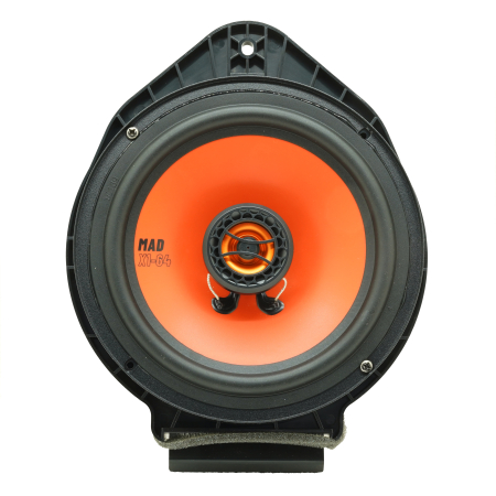 Set difuzoare auto coaxiale usi spate Opel Astra J GAS MAD X1-64 16.5cm 70W cu inele si mufa adaptoare [1]