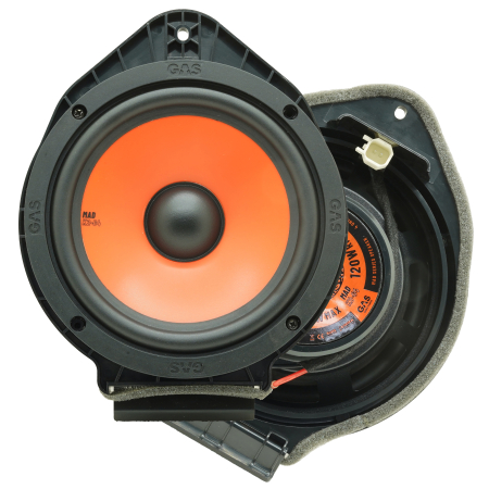 Difuzoare auto - Set difuzoare auto componente usi fata Opel Astra J GAS MAD K2-64 16.5cm 120W cu inele si mufa adaptoare