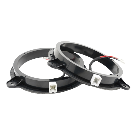 Set difuzoare auto componente usi fata Dacia Dokker 2013-2017 DLS Performance PA6.20 16.5cm 60W cu inele si mufa adaptoare [10]