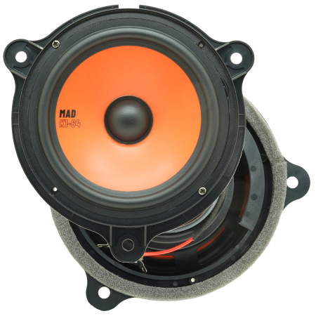 Difuzoare auto - Set difuzoare auto componente usi fata Renault Kadjar 2015-2018 GAS MAD K1-64 16.5cm 80W cu inele si mufa adaptoare