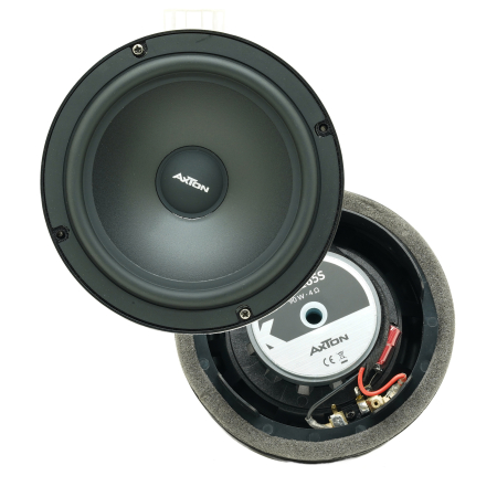 Difuzoare auto - Set difuzoare auto componente usi fata VW T-Roc 2017-2024 Axton ATC165S 16.5cm 90W cu inele si mufa adaptoare