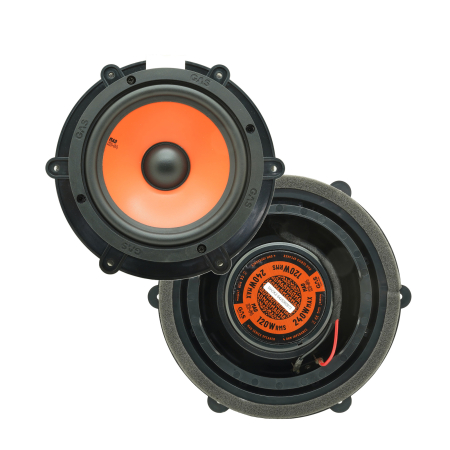 Difuzoare auto - Set difuzoare auto componente usi fata VW Tiguan 2 2016-2022 GAS MAD K2-64 16.5cm 120W cu inele si mufa adaptoare