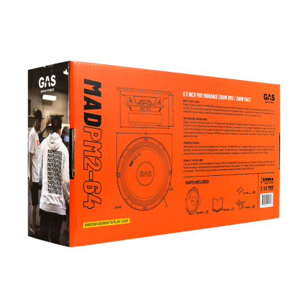 Set midbass GAS MAD PM2-64 16.5 cm 100W [9]