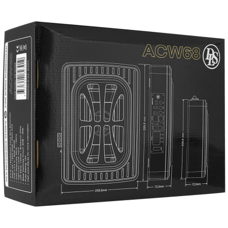 Subwoofer auto activ DLS Reference ACW68i low-profile 6×8” 120W [7]