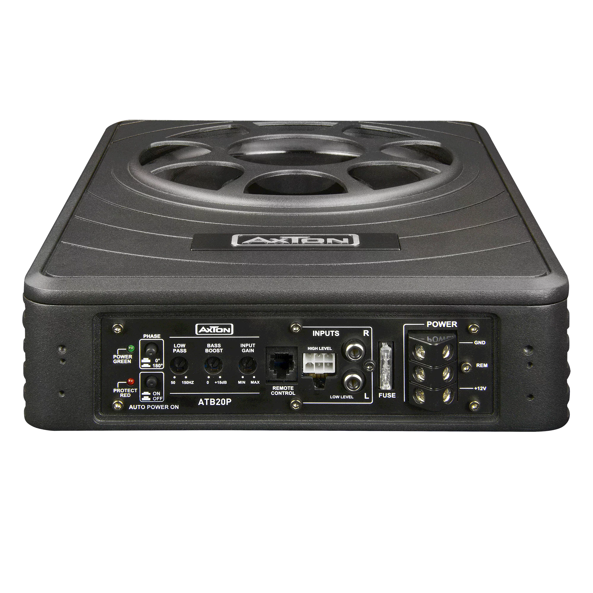Subwoofer auto - Subwoofer auto activ sub scaun AXTON ATB20P 20 cm 150W cu incinta