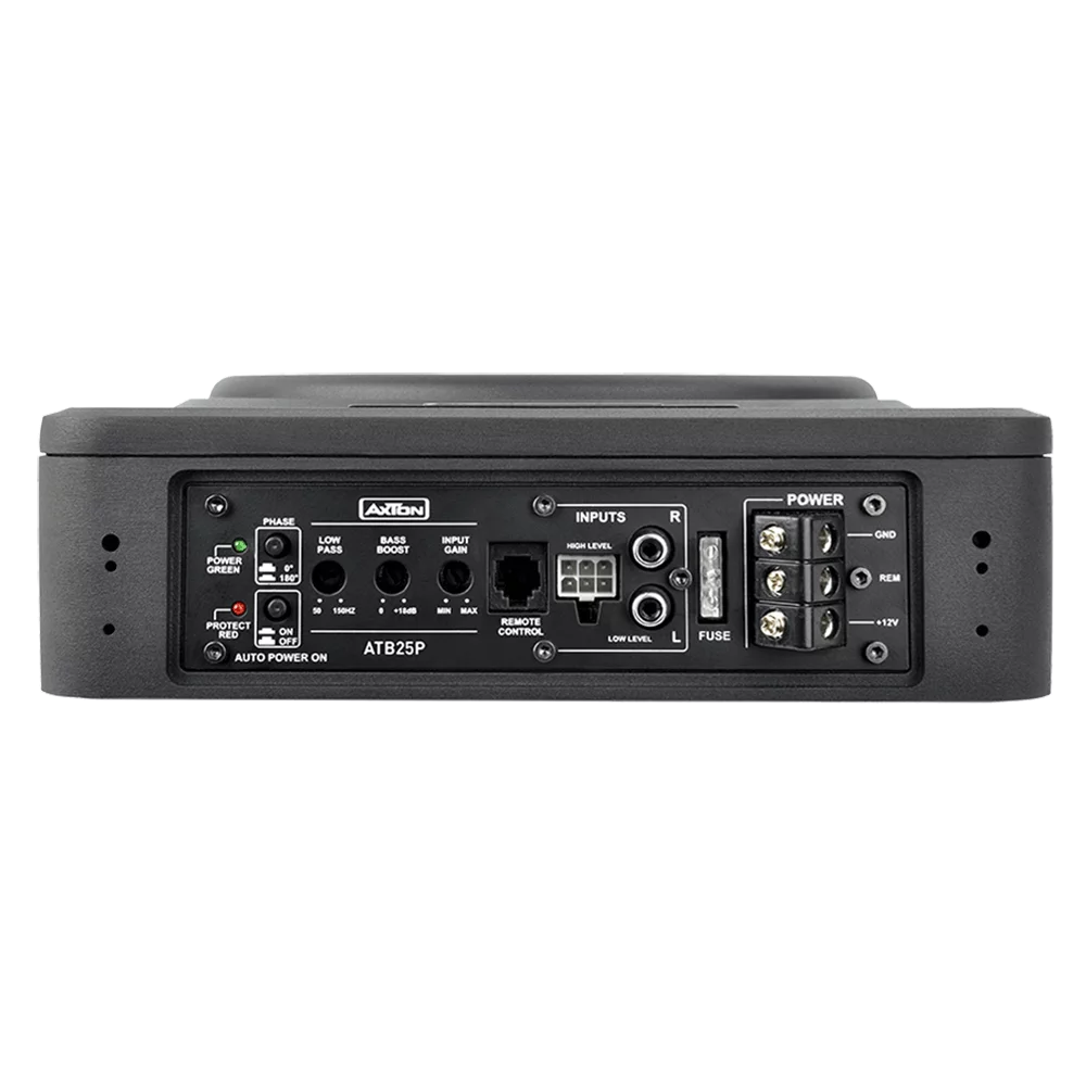 Subwoofer auto - Subwoofer auto activ sub scaun AXTON ATB25P 25 cm 180W cu incinta