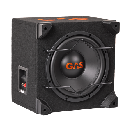 Subwoofer auto - Subwoofer auto cu incinta GAS MAD B1-112VS 30 cm 300W RMS 4 Ohm sealed sau cu bass reflex