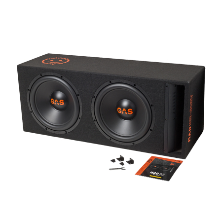 Subwoofer auto GAS MAD B2-212V 600W cu incinta [6]