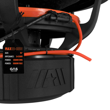 Subwoofer auto GAS MAX S2-15D2 15 inch 2500W 2 Ohm [5]