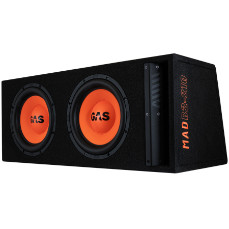 Subwoofer auto - Subwoofer auto pasiv GAS MAD B2-210 600W cu incinta