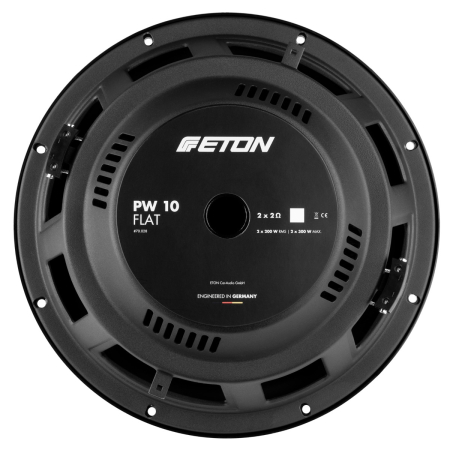 Subwoofer auto plat ETON PW 10 FLAT 25 cm 400W 2x2 Ohm [2]