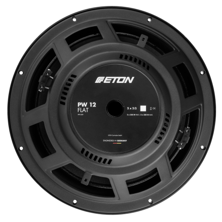 Subwoofer auto plat ETON PW 12 FLAT 30 cm 500W 2x2 Ohm [2]