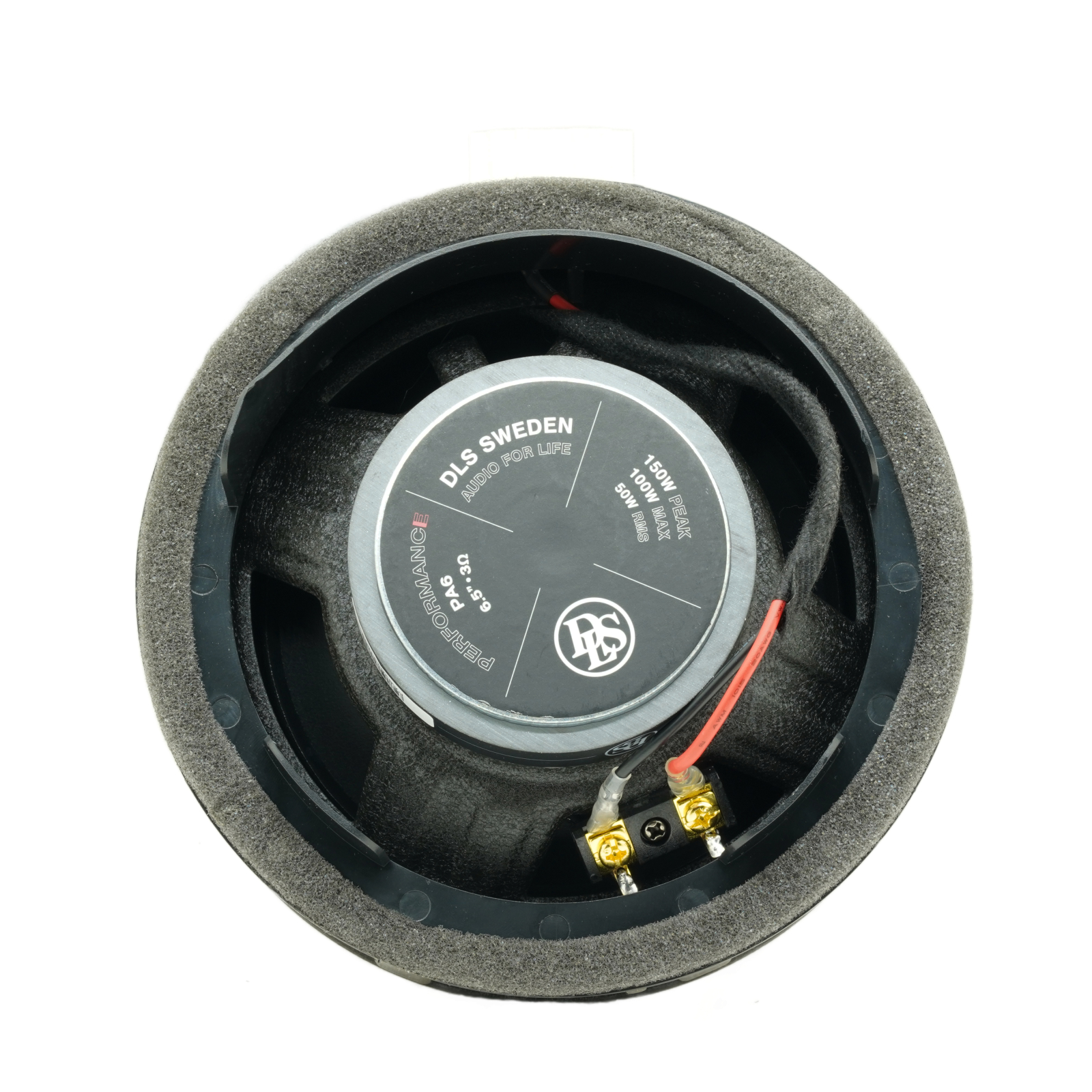 Set difuzoare auto coaxiale usi spate VW Polo 2009-2024 DLS Performance PA6 16.5cm 50W cu inele si mufa adaptoare [2]