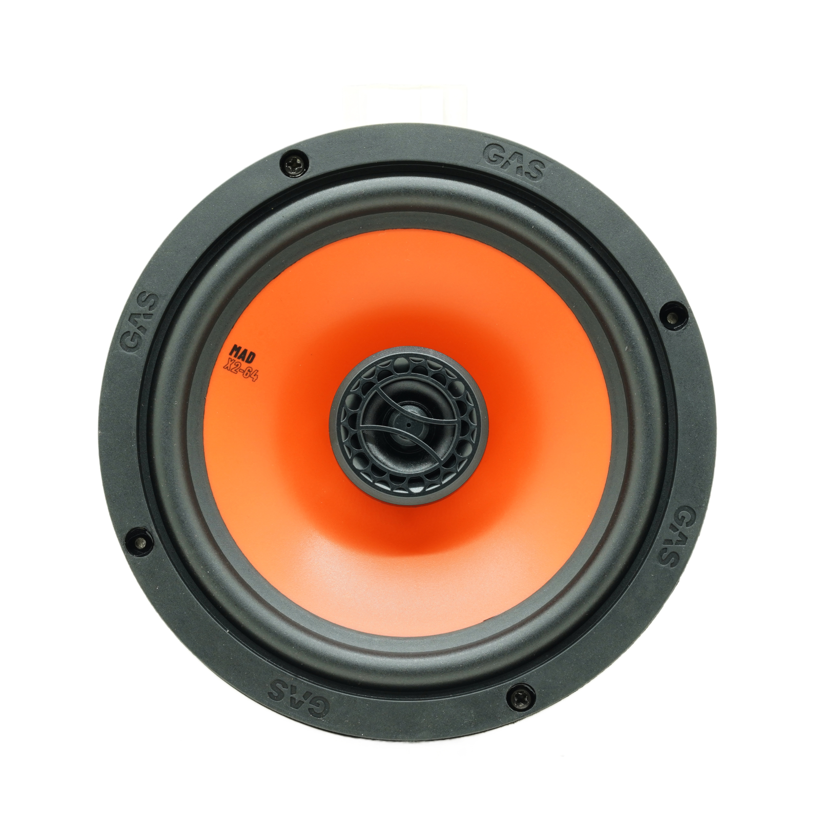 Set difuzoare auto coaxiale usi spate VW Polo 2009-2024 GAS MAD X2-64 16.5cm 100W cu inele si mufa adaptoare [1]