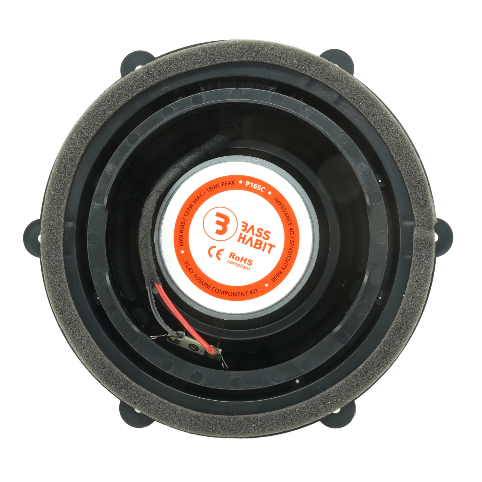 Set difuzoare auto componente usi fata VW Passat B8 2014-2023 Bass Habit P165C 16.5cm 60W cu inele si mufa adaptoare [2]