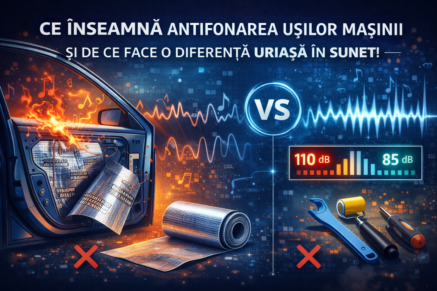 Ce înseamnă antifonarea ușilor și de ce face o diferență URIAȘĂ în sunet