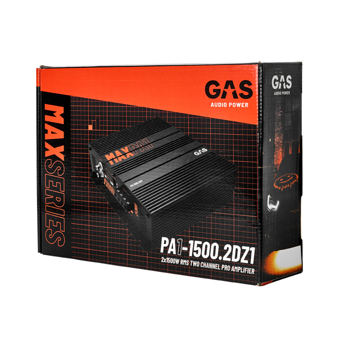 Amplificator auto GAS MAX PA1-1500.2DZ1 2 canale 2x 1500W [9]