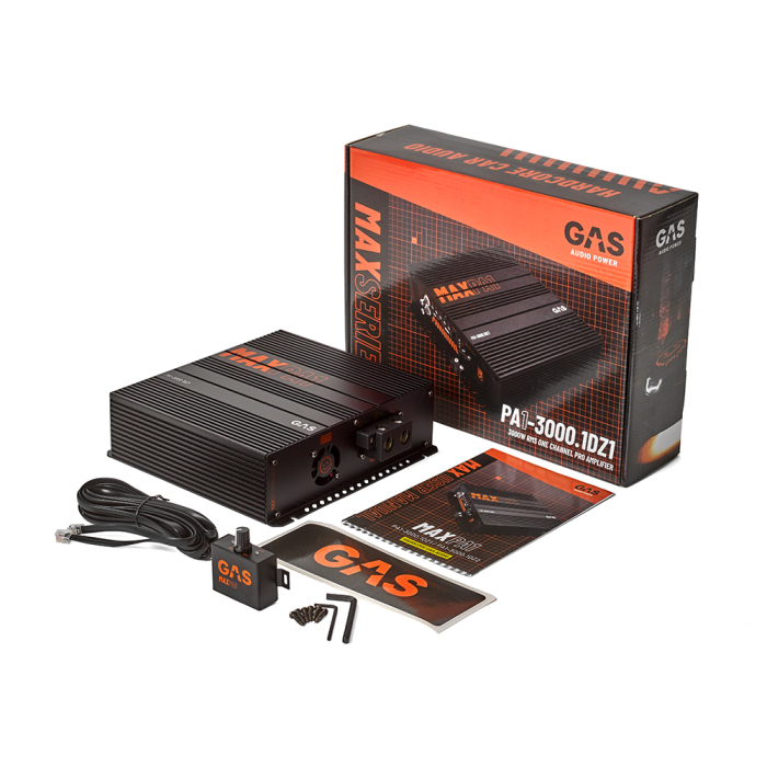 Amplificator auto GAS MAX PA1-3000.1DZ1 monobloc 3000W [10]