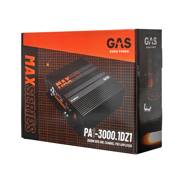 Amplificator auto GAS MAX PA1-3000.1DZ1 monobloc 3000W [9]