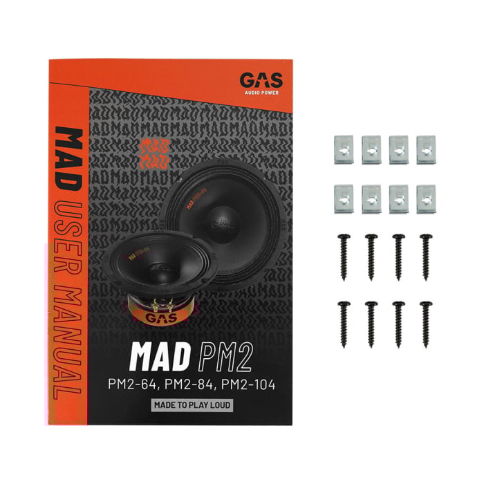 Set midbass GAS MAD PM2-64 16.5 cm 100W [8]