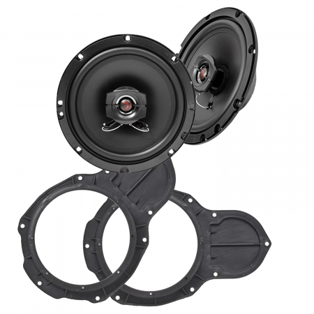Pachete dedicate - Pachet boxe auto coaxiale VW Passat Bass Habit R165 16.5cm 60W cu inele adaptor