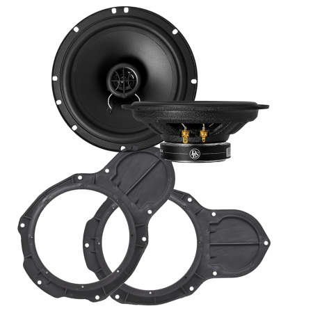 Pachete dedicate - Pachet difuzoare auto coaxiale VW Passat DLS Performance PA6 16.5 cm 50W cu inele adaptor