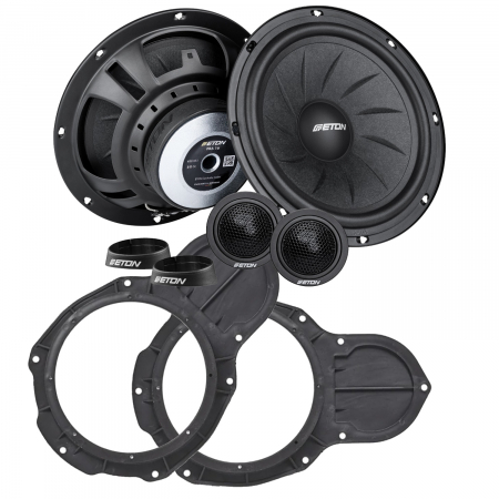 Pachete dedicate - Pachet difuzoare auto componente VW Passat ETON PRA 16 16.5 cm 70W cu inele adaptor
