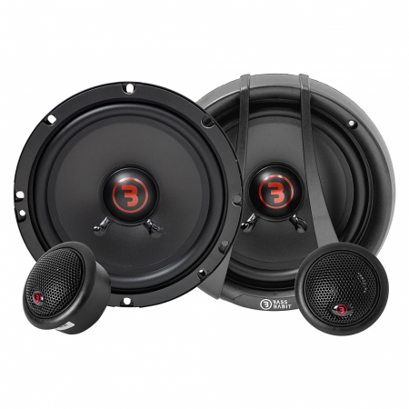 Upgrade - Set difuzoare auto componente Bass Habit Rebel R165C 16.5cm 60W