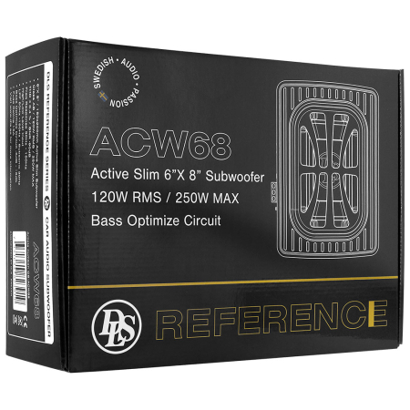 Subwoofer auto activ DLS Reference ACW68i low-profile 6×8” 120W [6]